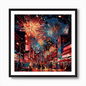 New Year'S Eve 1 Art Print