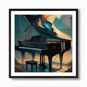 The Grandest Piano In The World Art Print