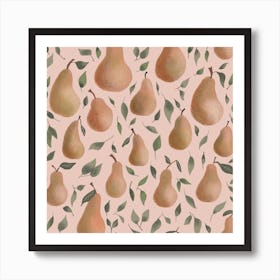 Juicy Pears Art Print
