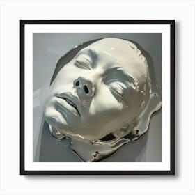 'The Face Of A Woman' 3 Art Print