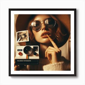 Polaroid Portrait Art Print