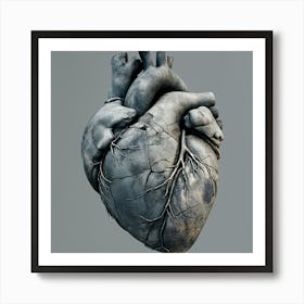Human Heart stone Art Print