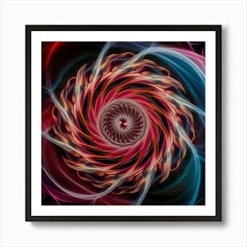 Fractal Spiral Art Print