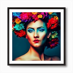 Frida's Blossom Art Print