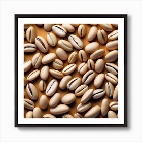 Close Up Of Coffee Beans 9 Art Print