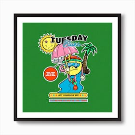 Tuesday Blues Art Print