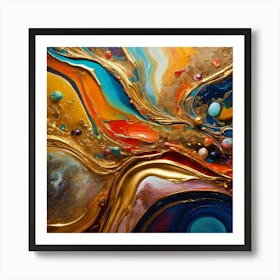 Abstract Painting 10 Art Print