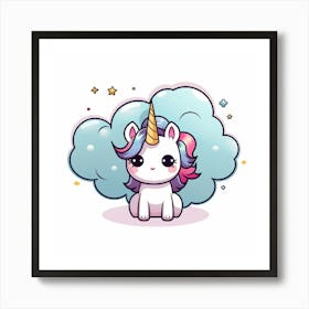 Cute Unicorn 27 Art Print