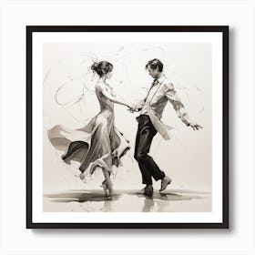 Dancers 11 Art Print