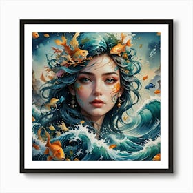 Mermaid 5 Art Print