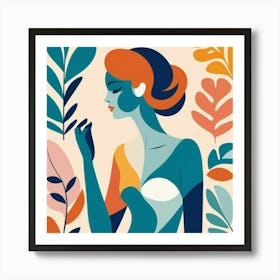 Portrait Of A Woman 9 Art Print