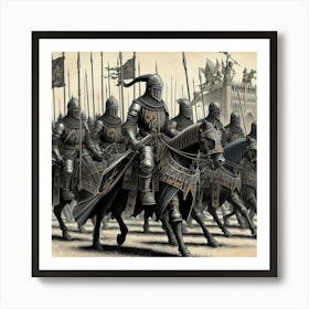 Knights Of The Crusades Art Print