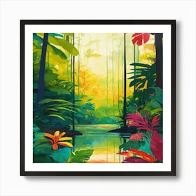 Tropical Jungle Art Print