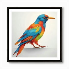 Colorful Bird 1 Art Print