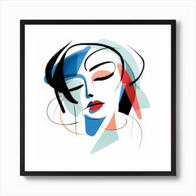 Portrait Of A Woman Art Print