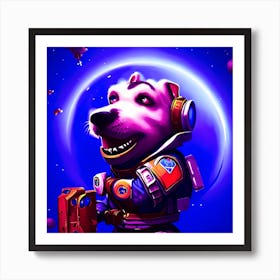 Rocket dog Art Print