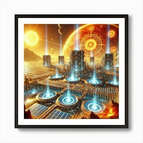 The Solar Imperium On Mercury Art Print