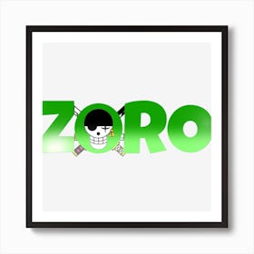 Zoro Art Print