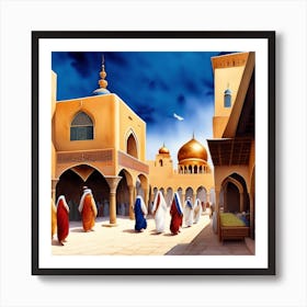 Islamic City Art Print