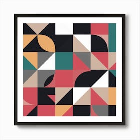 Abstract Geometric Pattern Art Print