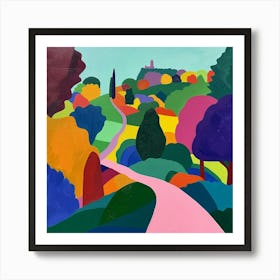 Abstract Park Collection Parc Des Buttes Chaumont Paris 3 Affiche