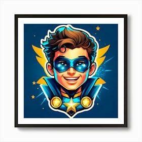 Super Hero Art Print