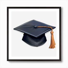 Graduation Cap Art Print