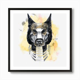 Egyptian Dog Art Print