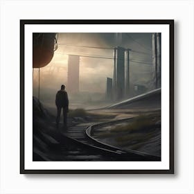 Futuristic City Art Print