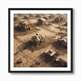 Deserted Village 3 Art Print