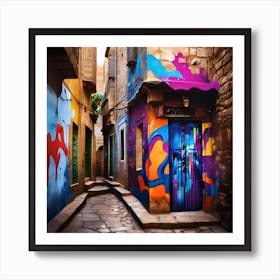 Street In Egypt Art Print