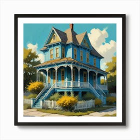 Victorian House Art Print