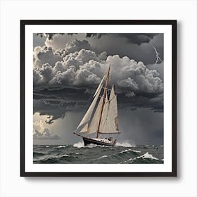 Stormy Seas Art Print