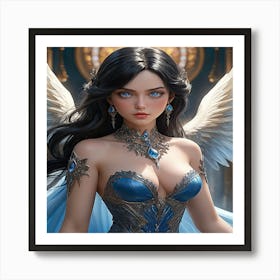 Angel Of The Sky Art Print