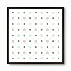 Modern Retro Pattern 21 Art Print