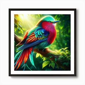 Colorful Bird 1 Art Print