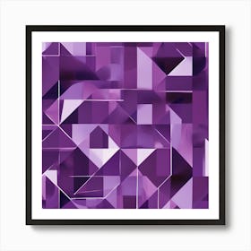 Abstract Purple Background Art Print