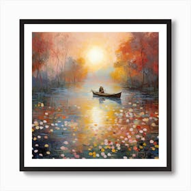 Dolce Vita Dappled in Monet Art Print