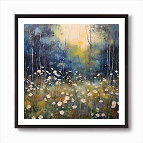 Daisy Field 1 Art Print