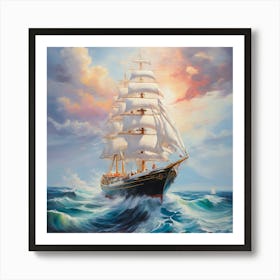 Sailing Ship 1 Art Print