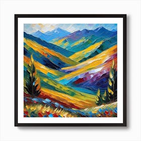 Landscape Painting 161 Art Print