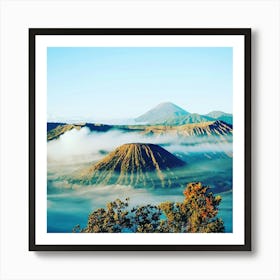 Bromo Mountain Art Print