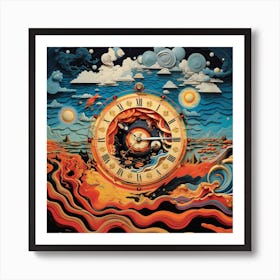 Clock Of The Universe Art Print