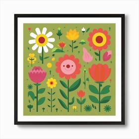 Flowers Art Print