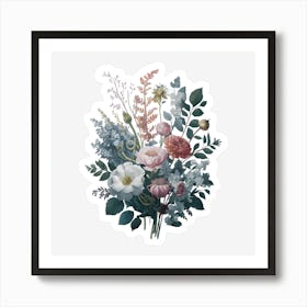 Bouquet Of Flowers 18 Art Print