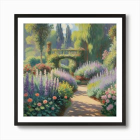 Garden Path 3 Art Print