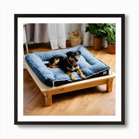 A Photo Of A Dog Bed 1 Art Print