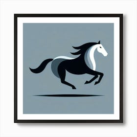 Horse Running 1 Art Print