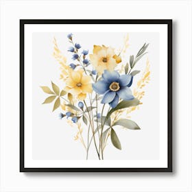 Bouquet Of Flowers 2 Art Print