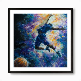 Basketball Player Art Print